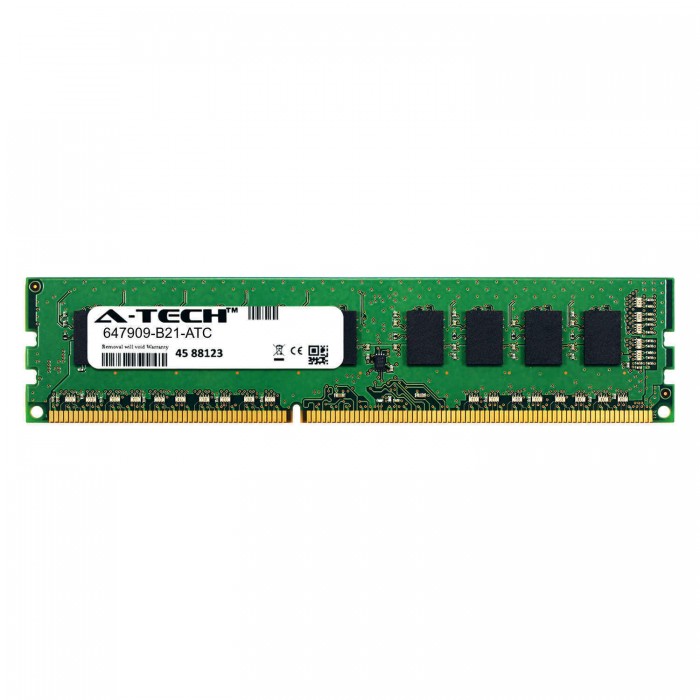647909-B21 - HP Compatible 8GB PC3-10600 DDR3-1333 2Rx8 1.35